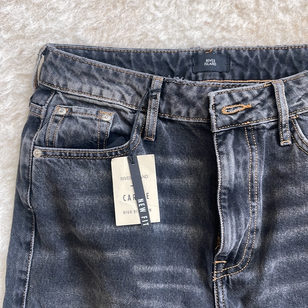 NWT $45 river island high rise mom jeans